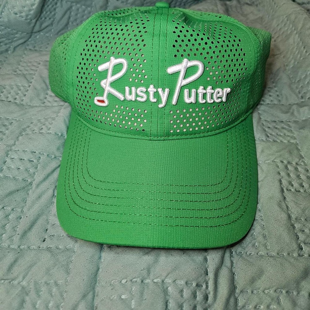Rusty Putter Green Adjustable Breathable Baseball Cap Hat Golf Men One Size
